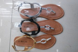 Sandals slippers yiwu footwear market yiwu shoes10387