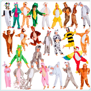 new costume Halloween costume party various designs Unisex Adults Fancy Pajamas Animal Party Costumes costume for kids
