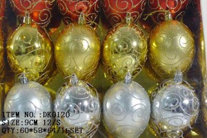 Christmas gift christmas glass ball factory wholesale glass ball christmas ornament10122