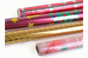 Christmas Wrapping Paper Rolls yiwu Christmas decorations10037