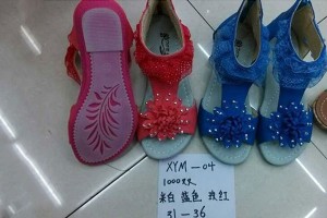 Sandals slippers yiwu footwear market yiwu shoes10605
