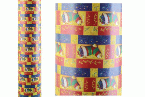 Factory Price Paper Coloured - Christmas Wrapping Paper Rolls yiwu Christmas decorations10051 – Kingstone