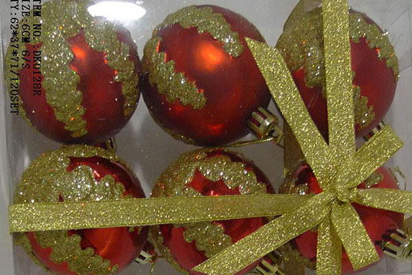 China Cheap price Christmas Tree - Christmas gift christmas glass ball factory wholesale glass ball christmas ornament10043 – Kingstone
