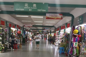 Yiwu artificial flower market