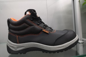 leather safety shoes with CE, Anti static construction waterproof safety boots  Yiwu shoes
