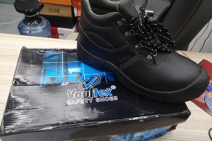 leather safety shoes with CE, Anti static construction waterproof safety boots  Yiwu shoes