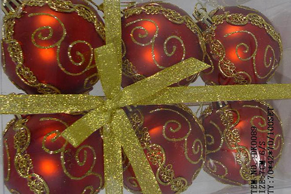 Short Lead Time for Purchase Outsourcing China - Christmas gift christmas glass ball factory wholesale glass ball christmas ornament10044 – Kingstone