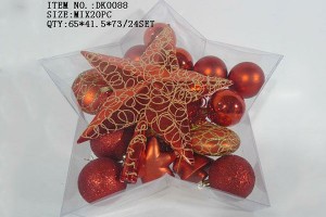 Christmas gift christmas glass ball factory wholesale glass ball christmas ornament10119